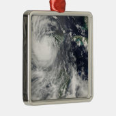 Hurricane Dean Silbernes Ornament (Rechts)