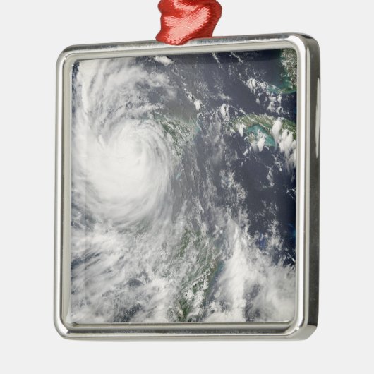 Hurricane Dean Silbernes Ornament (Links)