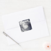 Hurricane Ele Quadratischer Aufkleber (Umschlag)