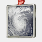 Hurricane Ele Silbernes Ornament (Links)