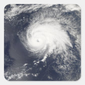 Hurricane Gordon Quadratischer Aufkleber (Vorderseite)