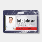 🌀 🏷️ Hurricane Prep Team Company ID mit Foto Ausweis (Rückseite)