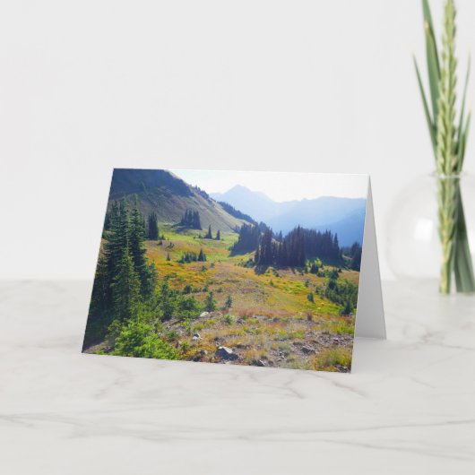 Hurricane Ridge Trail Karte (Vorderseite)