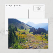 Hurricane Ridge Trail Postkarte (Vorne/Hinten)