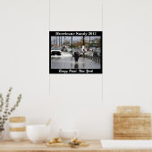 HURRICANE SANDY 2012-Poster Poster (Küche)