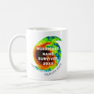 HURRICANE ÜBERLEBENSBEZEICHNUNG Personalisiert Kaffeetasse