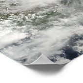 Hurrikan Alex über dem Western Golf von Mexiko Poster (Ecke)