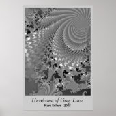 Hurrikan an der grauen Spitze Poster (Vorne)