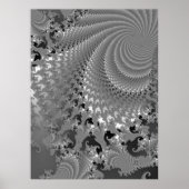 Hurrikan an der grauen Spitze Poster (Vorne)