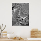 Hurrikan an der grauen Spitze Poster (Küche)