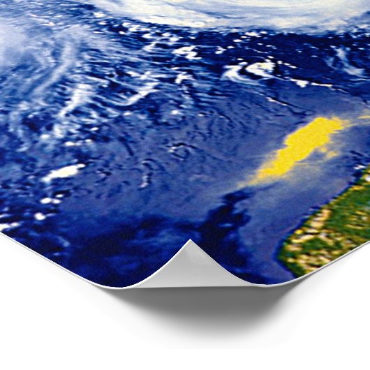 Hurrikan Andrew Poster (Ecke)