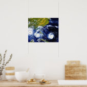 Hurrikan Andrew Poster (Küche)