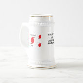 HURRIKAN-AS BEERSTIEN - besonders angefertigt Bierglas (Vorderseite Links)