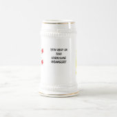 HURRIKAN-AS BEERSTIEN - besonders angefertigt Bierglas (Mittel)