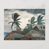 Hurrikan Bahamas Winslow Homer Postkarte (Vorderseite)