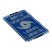 Hurrikan-Bier-Plan Magnet (Rechte Seite)