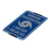 Hurrikan-Bier-Plan Magnet (Linke Seite)