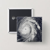 Hurrikan Bill im Atlantischen Ozean Button (Vorne & Hinten)