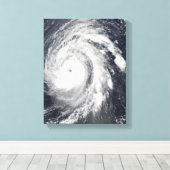 Hurrikan Bill im Atlantischen Ozean Leinwanddruck (Insitu (Holzboden))