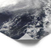 Hurrikan Bill im Atlantischen Ozean Poster (Ecke)