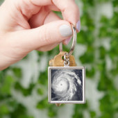 Hurrikan Bill im Atlantischen Ozean Schlüsselanhänger (Hand)