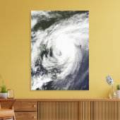 Hurrikan Bill über Nova Scotia Leinwanddruck (Insitu (Wohnzimmer))