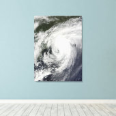 Hurrikan Bill über Nova Scotia Leinwanddruck (Insitu (Holzboden))