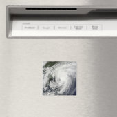 Hurrikan Bill über Nova Scotia Magnet (In Situ (Geschirrspüler))