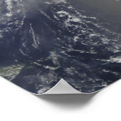 Hurrikan Bill von Bermuda Poster (Ecke)