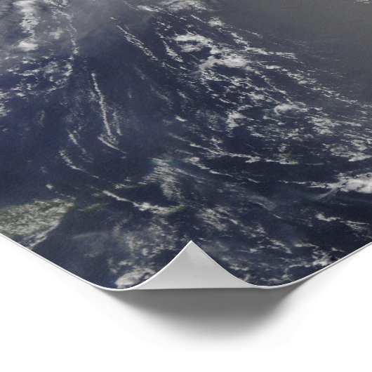 Hurrikan Bill von Bermuda Poster (Ecke)