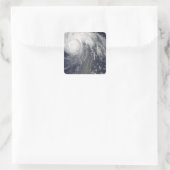 Hurrikan Bill von Bermuda Quadratischer Aufkleber (Tasche)