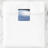 Hurrikan Charley 3 Quadratischer Aufkleber (Tasche)