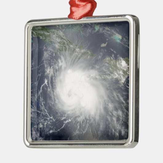 Hurrikan Charley Silbernes Ornament (Links)