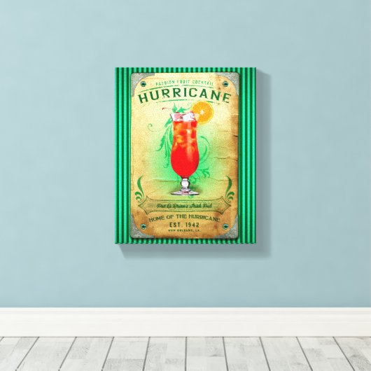 Hurrikan Cocktail Leinwanddruck (Insitu (Holzboden))