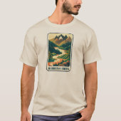 Hurrikan Creek Arkansas Colors T-Shirt (Vorderseite)