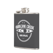 Hurrikan Creek Arkansas Kayaking Flachmann (Links)