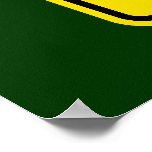 Hurrikan Crossing Poster (Ecke)