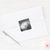 Hurrikan Danielle Quadratischer Aufkleber (Umschlag)