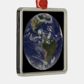 Hurrikan Dean nähert Yucatan Halbinsel Silbernes Ornament (Rechts)