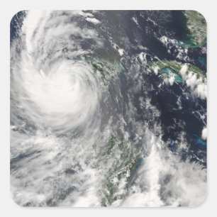 Hurrikan-Dekan Quadratischer Aufkleber