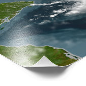 Hurrikan Dennis 2 Fotodruck (Ecke)