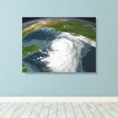 Hurrikan Dennis 3 Leinwanddruck (Insitu (Holzboden))