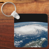 Hurrikan Dorian über dem Atlantischen Ozean. Schlüsselanhänger (Vorderseite)