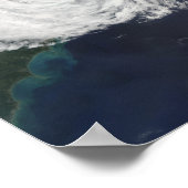 Hurrikan Earl off the Mid Atlantic Poster (Ecke)