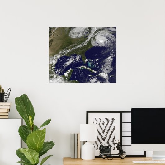 Hurrikan Earl Poster (Heimbüro)