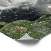 Hurrikan Earl Poster (Ecke)