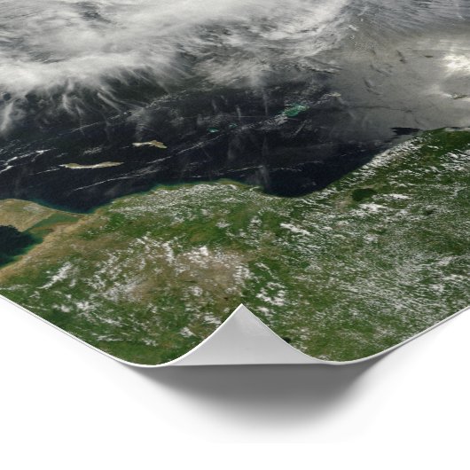 Hurrikan Earl Poster (Ecke)