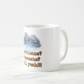 Hurrikan? Evakuieren? Hell ja!!! Kaffeetasse (VorderseiteRechts)
