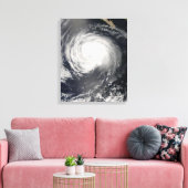 Hurrikan Fausto Leinwanddruck (Insitu (Wohnzimmer))