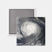 Hurrikan Fausto Magnet (Vorderseite/Rückseite)